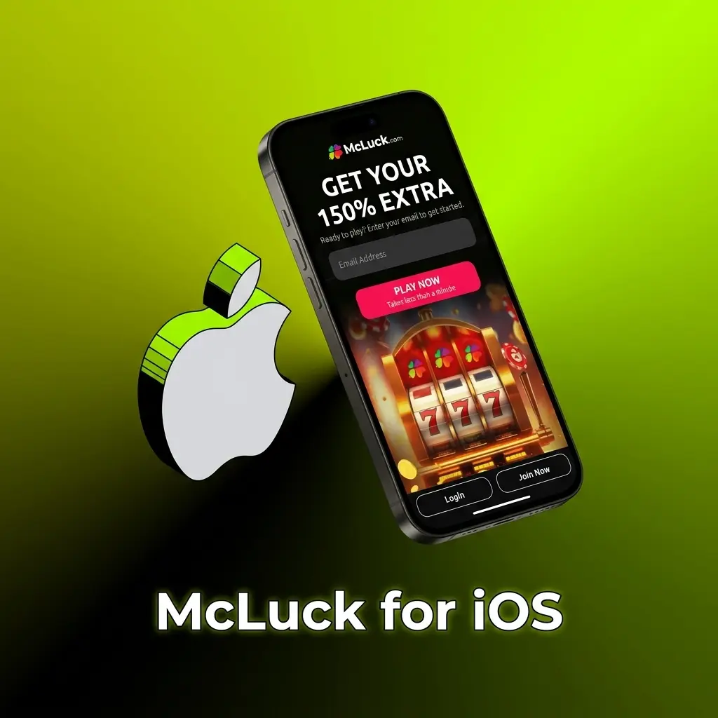 McLuck iOS app download guide for iPhone and iPad showing App Store installation steps for US users