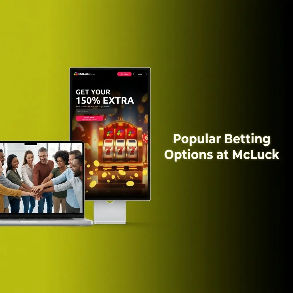 Popular betting options at McLuck sportsbook covering sports and eSports markets with multiple bet formats