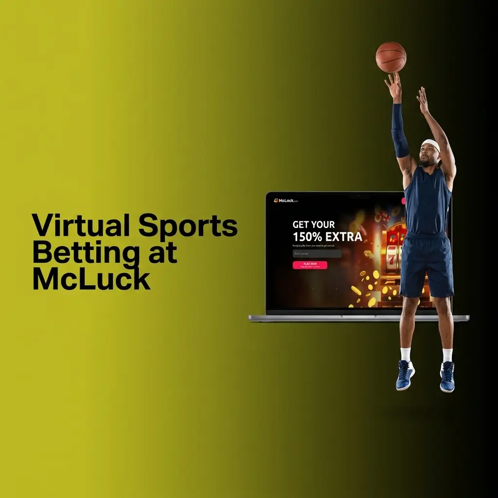 Virtual sports betting at McLuck featuring soccer, horse racing, basketball, and tennis simulations with RNG-powered results